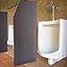Urinal Partition,Bathroom Partition,Toilet Protection Divider,Wall-Mounted Urinal Screen Toilet Partition for Hotel,Schools,Shopping Malls Public Places,Brown