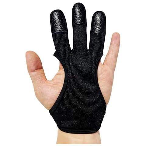 SUJAYU 3 Finger Archery Gloves Cover