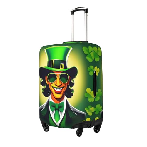 Happy St Patrick's Day Luggage Covers For Suitcase Approved,Suitcase Cover Protector Fit 18-32 InchLuggage, Large2