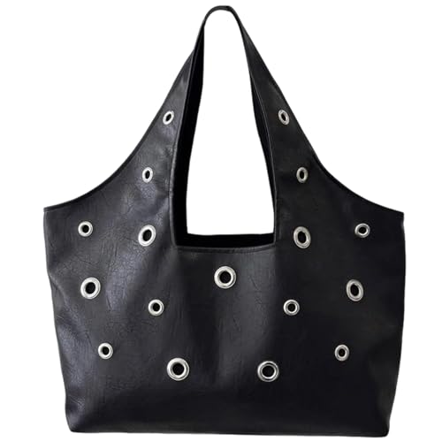 Grand sac à main décontracté sous les bras clouté style coréen