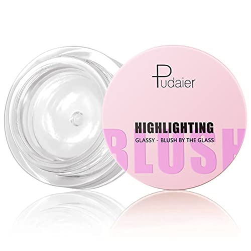Magic Color Changing Cream For Cheek & Lips, Blush Rouge Temperature Color Changing Cream Blush, Moisturizing Transparent Color Change Lip Gloss Multi Use Liquid Blusher Face Lip Makeup (Clear) #TOP19