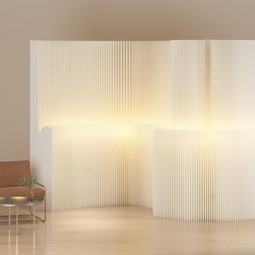 ペーパーパーテーション ポータブル 目隠し 間仕切り ローパーテーション ペーパー屏風 ルーム仕切り 折りたたみ式 頑丈 倒れにくい キッチン 部屋 和室 玄関 オフィス 事務所 飲食店 組立不要 インテリア 持ち運び可能 コンパクト 手軽 ナチュラル 手