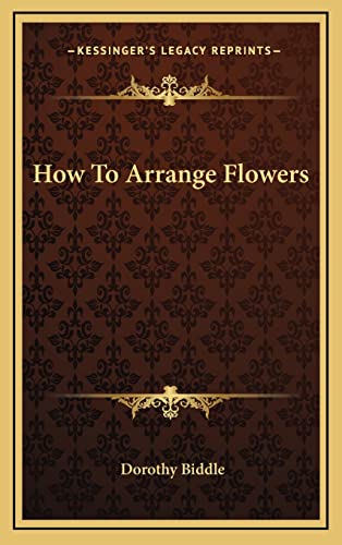 How To Arrange Flowers