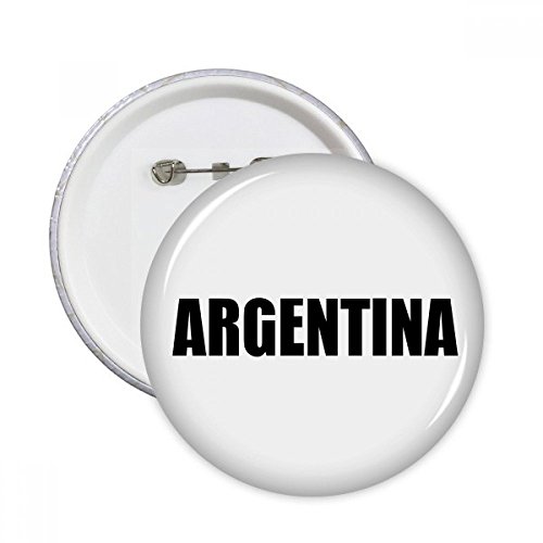 Cadeau Argentine pins badge rond de décoration multicolore pour vêtement et sac à dos