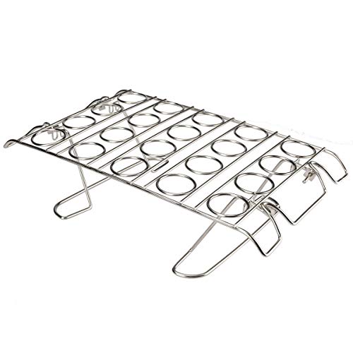 Cupcake Cone Baking Rack, Ice Cream Cone Stand Holder, Waffle Cone Holder,Stainless Steel,20 Capacity Foldable (1)