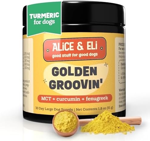 Alice & Eli Golden Groovin' - Turmeric for Dogs - Natural Immune ...