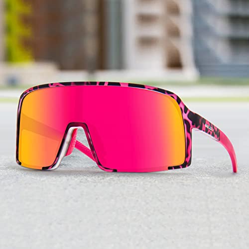 Image of MAXJULI Polarized Sunglasses for Men Women, Windproof Outdoor Sports Cycling Running UV400 Protection Sun Glasses 8121