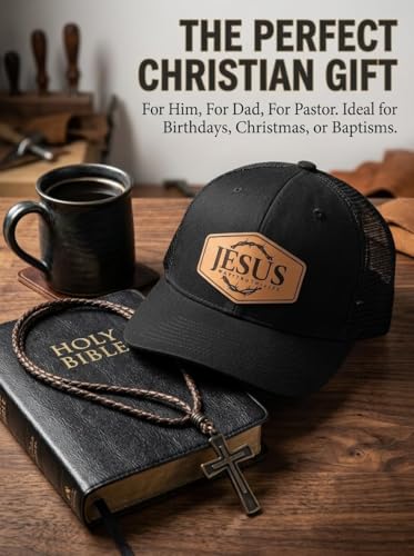 Image of Leather Patch Truker Hat for Men & Women
