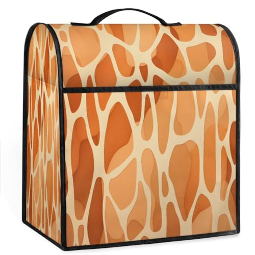 Coffee Maker Cover Giraffe Skin Printing Kitchen Appliance Covers Small Appliance Covers Blender Cover Juicer Cover Dust Covers for Kitchen Appliances with Top Handle and Pockets,Washable,C716