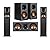 Klipsch Reference R-610F 5.0 Home Theater Pack, 2X R-610F Floorstanding Speakers + Pair, R-41M Bookshelf Home Speakers, R-52C Center Channel Home Speaker, Black