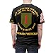 All Over Printing (AOP) - Army - Vietnam Combat Veteran - 2nd Battalion, 28th Infantry 1st Infantry Division Front/Back - L/R Sleeve (Black, Large)