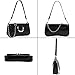 Sunwel Fashion Multi-Ways Moon Purse 2000s Y2k Crossbody Crescent Handbag Double Straps Satchel Shoulder Bag for Women