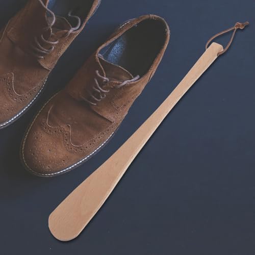 Calzador de madera de 30cm Cabilock con base estable para zapatos 7