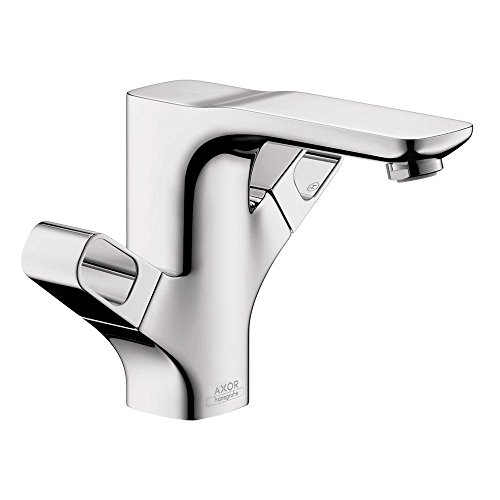 AXOR Urquiola Modern Premium Hand Polished 2-Handle 1 6-inch Tall Bathroom Sink Faucet in Chrome, 11024001