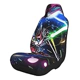 機動戦士ガンダム カーシートカバー 通気性 滑り止め 乗用車 SUV ミニバン対応 ユニバーサルサイズ 前後2列用 簡単取り付け ポリエステル製 洗濯可能 2 PCS