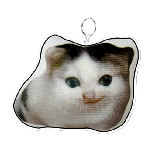 Rumori realistici dei gatti: portachiavi incantevole con suoni realistici di gatto in toni dolci: la riproduzione chiara aumenta quello dell'intrattenimento. La semplice pressione sul pulsante crea rumori autentici per l'amore dei gatti