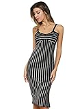 Vestido de punto para mujer Diseño con cuello en V Tirantes finos