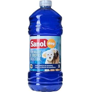 Sanol Dog Eliminador De Odores Para Cães E Gatos Tradicional 2 Litros Azul