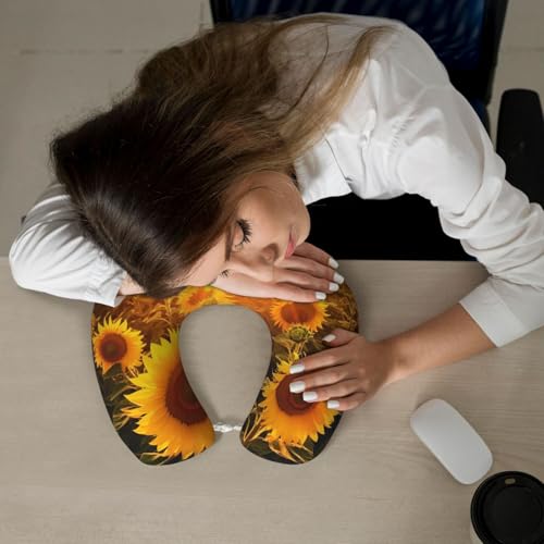 Almohada de espuma viscoelástica cervical negra única miniatura 7