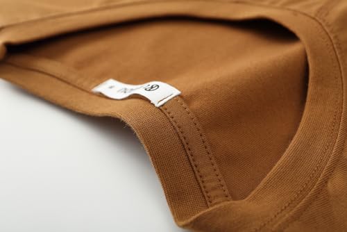 Image of KLIEGOU Men's 100% Cotton Longline T-Shirt, Pre-Shrunk Soft