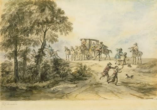 Imagen de Lienzo Peter Tillemans Pintura Impresa de Gran Calidad
