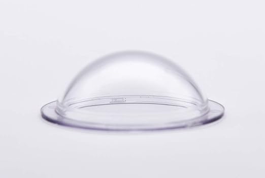 JMX Acrylic/PC CCTV Replacement Clear Camera Dome Cover Security Camera Housing Skylight Window (1.8 Inches, Transparent)