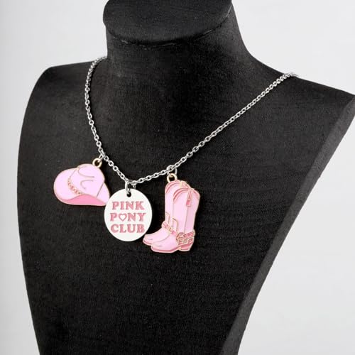 Lywjyb Birdgot Princess Cowgirl Gift Western Cowgirl Necklace Music Album Gift Song Lyrics Singer for Singer Fans3