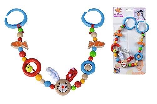 Eichhorn - Baby Wagenkette mit Hasenmotiv, 50cm lang, aus 100 Prozent FSC zertifiziertem Buchenholz, für Kinder bereits… – Bild 5
