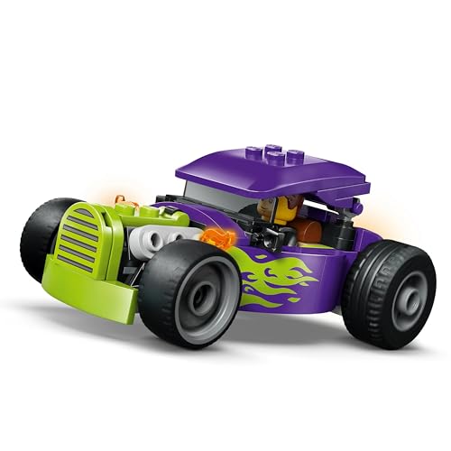 Image of LEGO City Hot Rod Race Car Toy - Classic Car Building Kit with Driver Minifigure - 60485
