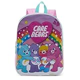 Fast Forward Care Bears Backpack for Kids - Durable, and Comfortable Care Bear Bag with Adjustable Straps - Colorful Bear Backpack and Bears Bag for School or Travel - 15'