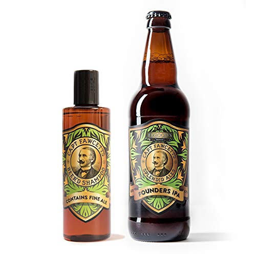 Captain Fawcett Beer’d Shampoo 250ml – Premium Beard Shampoo Infused with Hops Extract – Gently Cleanses, Softens & Revitalises Facial Hair for a Fresh, Healthy Beard - Image 3