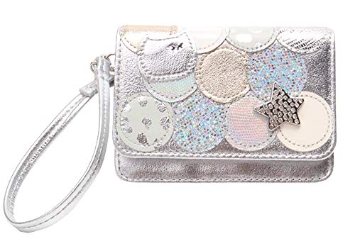 [ツモリチサト] ミニ財布 マルチケース パスケース 定期入れ マルチドット 5709611 (シルバー)