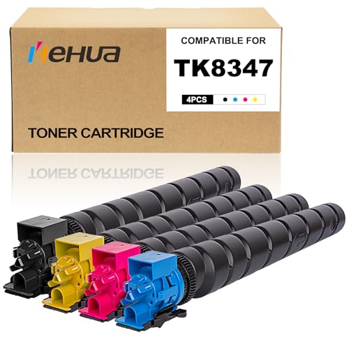 Toner TK-8347 noir et couleur haute netteté pour imprimante Copystar CS2552ci CS2553ci lot de 4