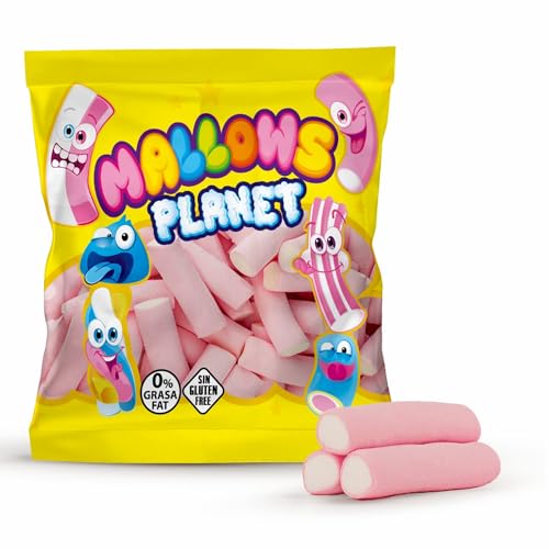 Nubes - Esponjas en Bolsa de 500 gramos - Color Rosa - FiniTron - Marshmallows - TopCandy - Sin Gluten