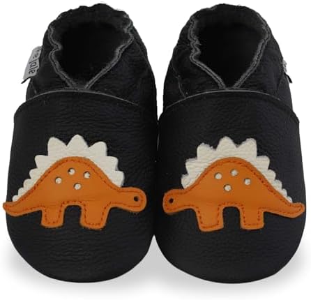 Mejale Baby Krabbelschuhe aus Rindsleder mit Wildledersohle | Breite Zehenbox, elastischer Schaft und weiche Wildledersohle für natürlichen Komfort bei den ersten Schritten