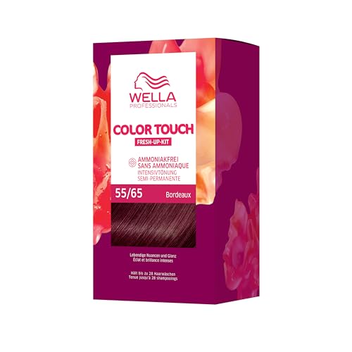 Color Touch Fresh-Up-Kit - Kit de coloration semi-permanente 55/65 Light Intense Violet Mahogany Brown - Châtain Clair Violine Acajou Intense