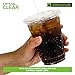 Stock Your Home 16 oz Premium Commercially Compostable Cold Cups (50 Pack), Eco Party Cup, Environmentally Friendly Disposable Sustainable for Water, Wine, Beer Sample 5