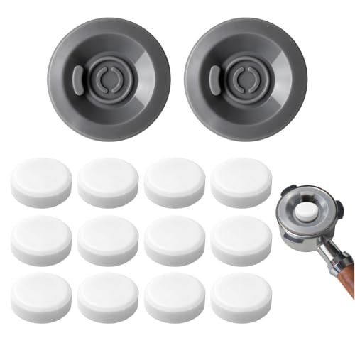 Disco de Limpieza de Silicona 54mm y Pastillas Descalcificadoras para Cafetera Espresso, Kit de Retrolavado Compatible con Breville, Sage y Ninja Luxe, Accesorios de Mantenimiento