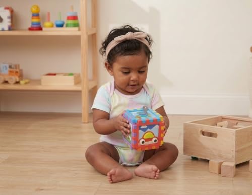 Image of Busy Cube for Kids Montessori Toy Sensory Busy Board Travel Toy for Toddlers (Activity Cube)