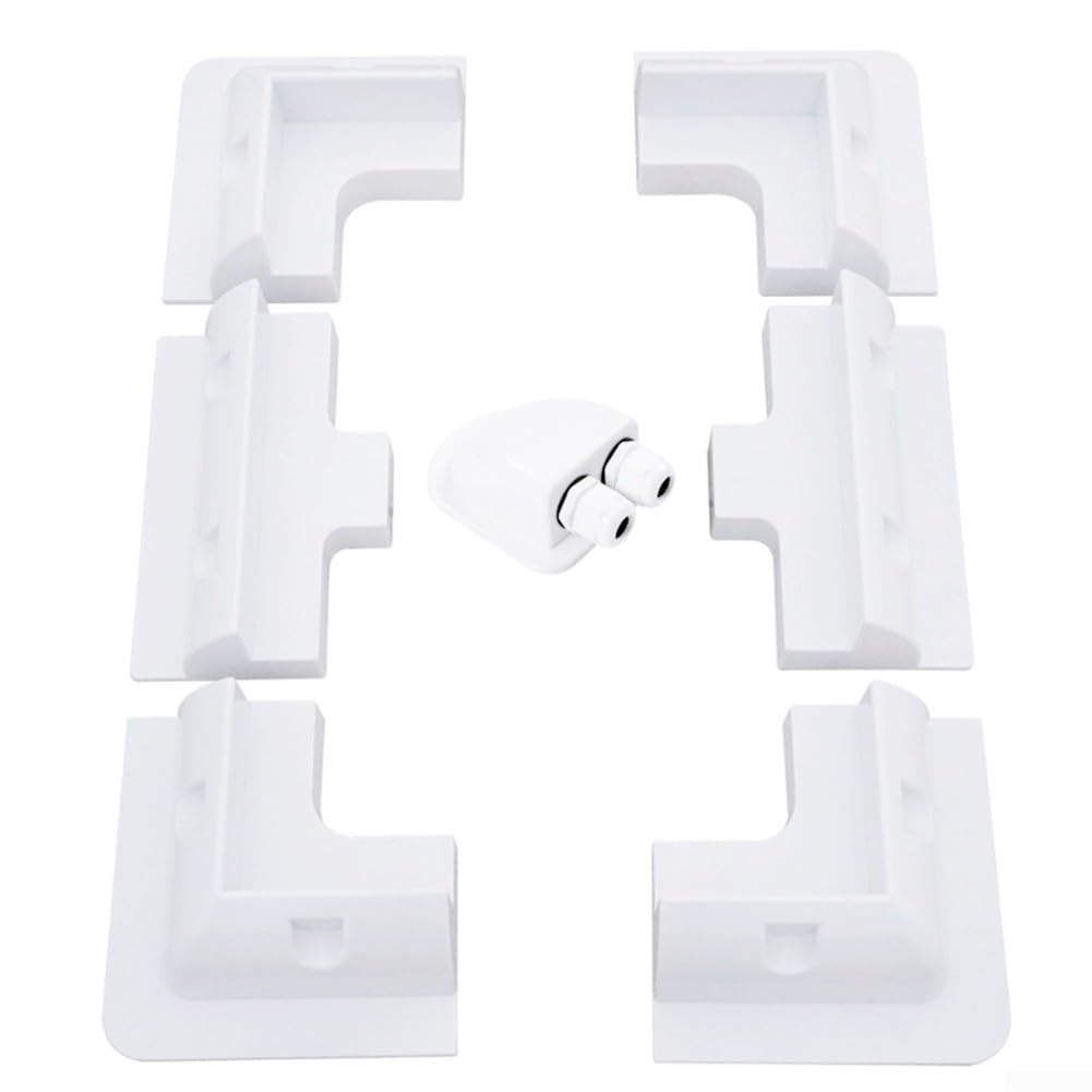 Set di staffe di montaggio regolabili per pannelli solari per camper, roulotte, barche, tetti per camper, compatibili con pannelli con telaio in alluminio, lunghezza laterale 30 cm o più