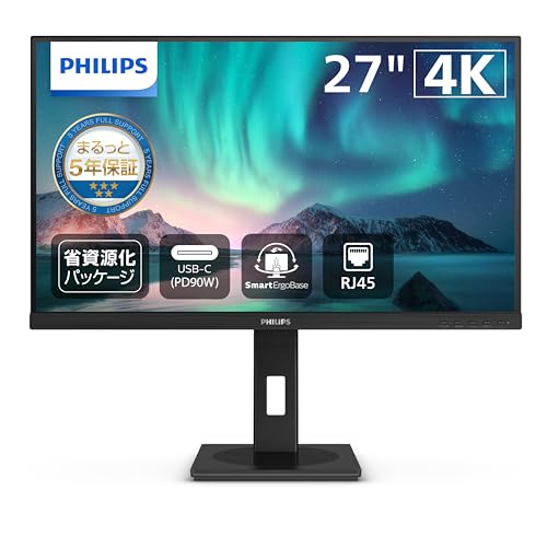 Amazon.co.jp: PHILIPS 4K液晶Type-Cディスプレイ PCモニター (27