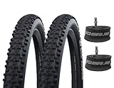 2 Stück 26 Zoll MTB Smart Sam Plus Reifen 26x2.25 (57-559) mit 2 Schläuche AV13