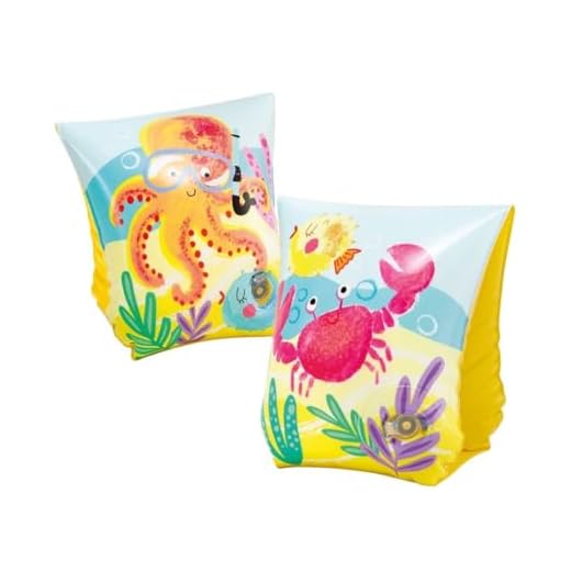 Trade Shop - Reposabrazos Fun Fish 23 X 15 Cm, Multicolor Para Niños De 3 A 6 Años, Piscina De Playa 58652