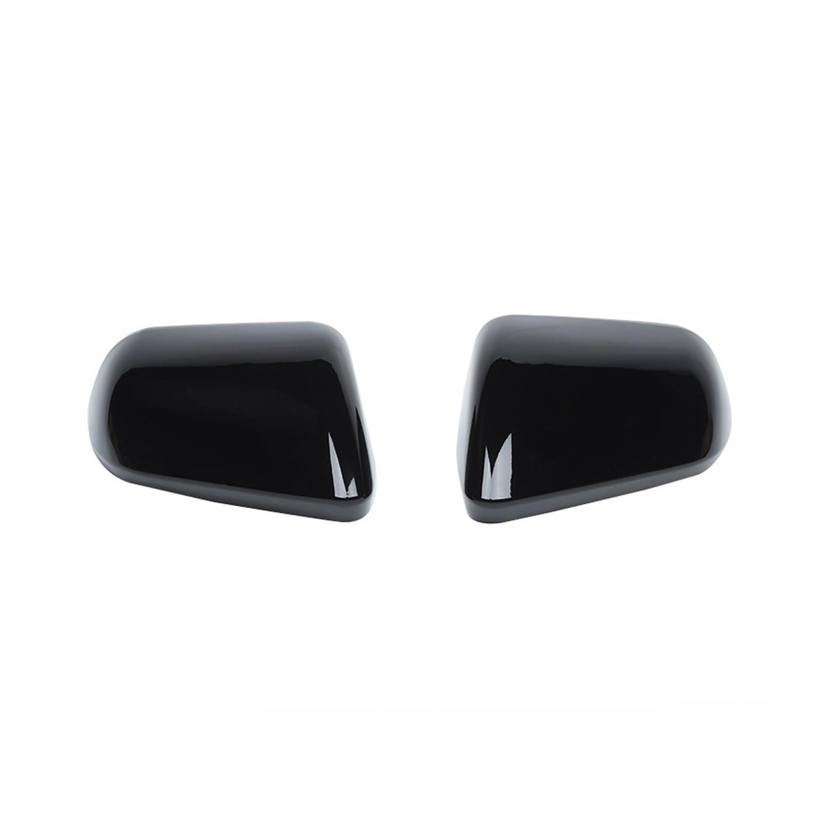 Spiegelkappen 1 Paar Glanzend Zwart Koolstofvezel Kleur Achteruitkijkspiegel Zijspiegel Cover Caps Voor Ford Voor Mustang 2015-2022 Auto Exterieur Accessoires Deur Spiegel Cover (Kleur : zwart