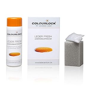Colourlock® Leder Fresh kleuring (leerkleur, opfrissen van de kleur) 150 ml geschikt voor BMW leer zwart (standaardkleur F034), verwijdert krassen, verkleuringen en slijtage van leer en kunstleer