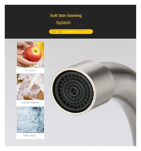 Robinet de cuisine en acier 304 robuste et durable QTANZIQI