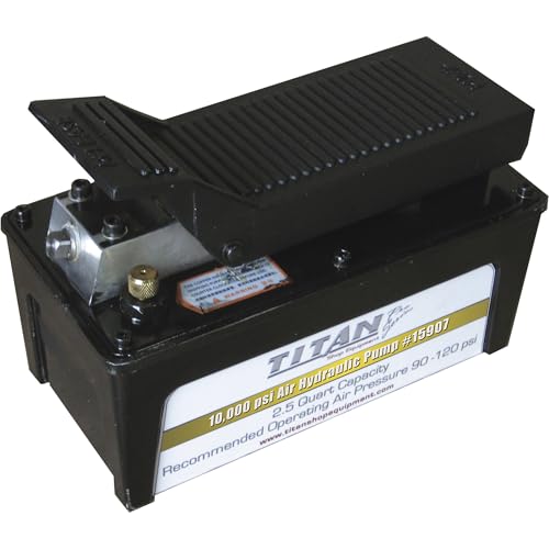 Image of AME INTL 3,900 PSI 2.5 Quart Titan Air Hydraulic Pump with Aluminum Reservoir (15907)