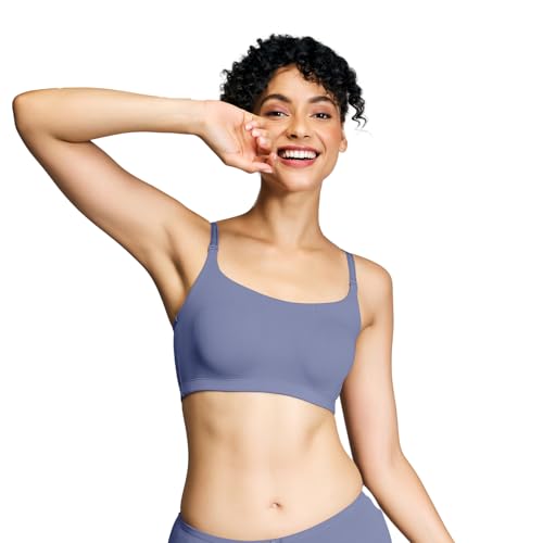 Image of NYKD (NYB165 Cotton Non Padded & Non Wired Full Coverage Slip On T-Shirt Bra for Women | Easy Breezy Soft Fabric with Hidden Shaper Sling for No Side Bulge & Detachable Strap