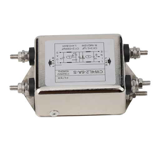Filtro de potencia contra interferencias en red monofásica 220V con perno CW4L2-6A-S