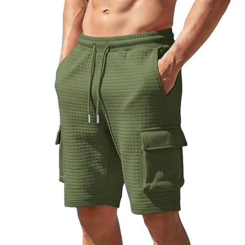 Short cargo avec poche utilitaire de 12.5 cm et taille élastique